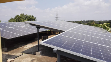 solar power plant at Parappol Branch Building
